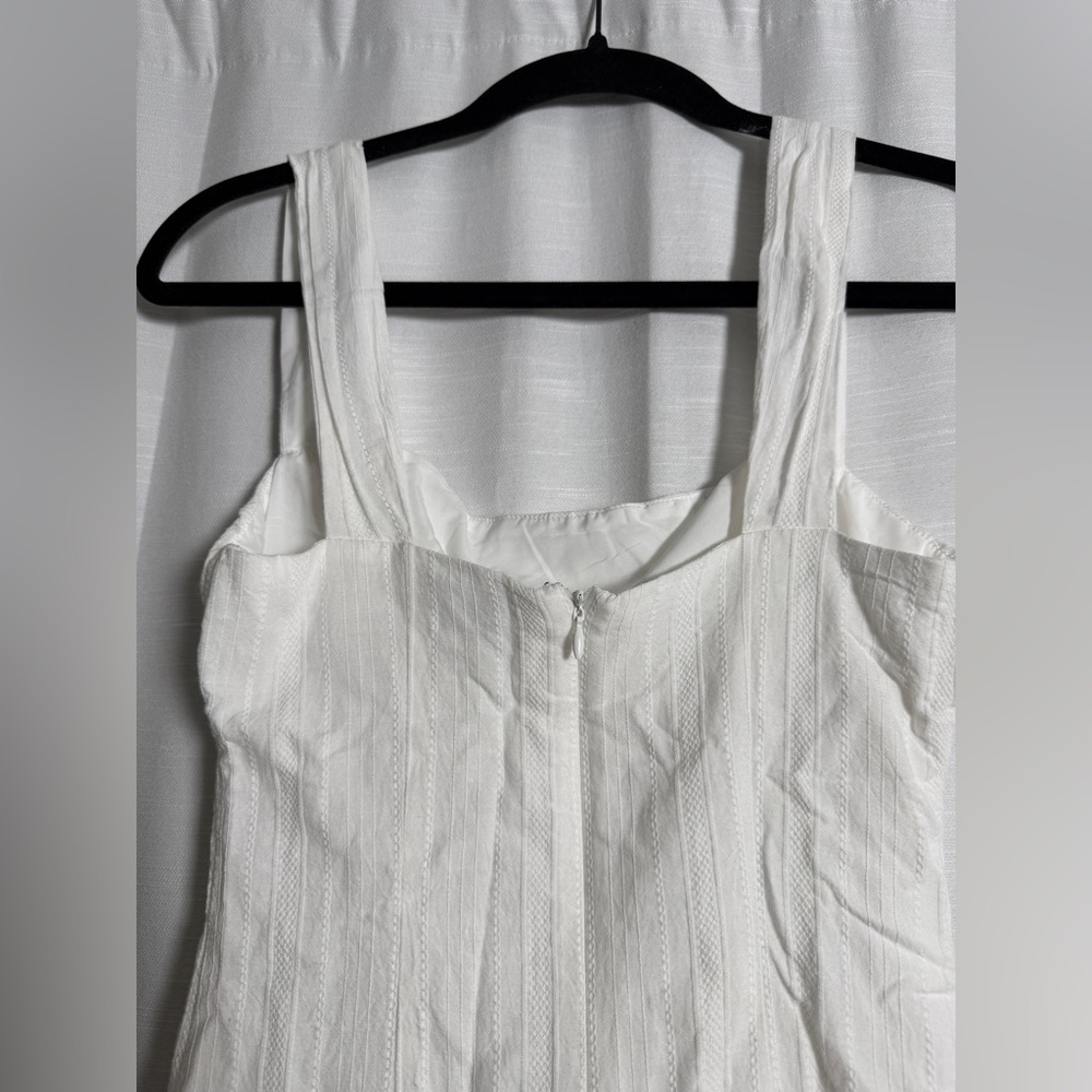 Revolve More To Come Cherli Ivory Mini Dress Square Neck Summer Party | Size XS - Picture 11 of 14